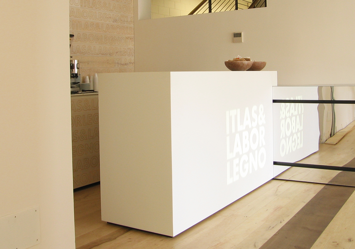 itlas bancone reception per fiere
